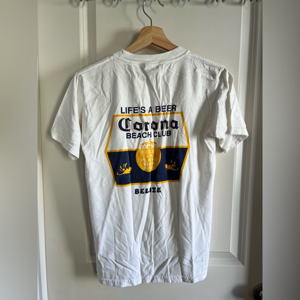 Corona beer graphic t-shirt